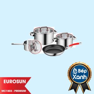 Bộ Nồi Nhập Khẩu Eurosun MC1803 - PREMIUM